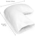 DMI Body Pillow, Side Sleeper Pillow and Pregnancy Pillow with Contoured Support to Eliminate Neck, Back, Hip, Joint Pain and Sciatica Relief with Removable Washable Cover, Firm, U Shape Neck Pillow